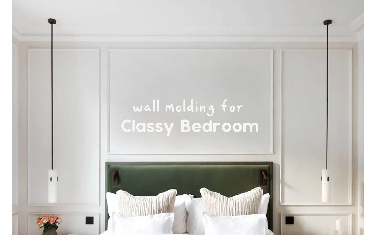 Wall Molding for a Classier Bedroom Look