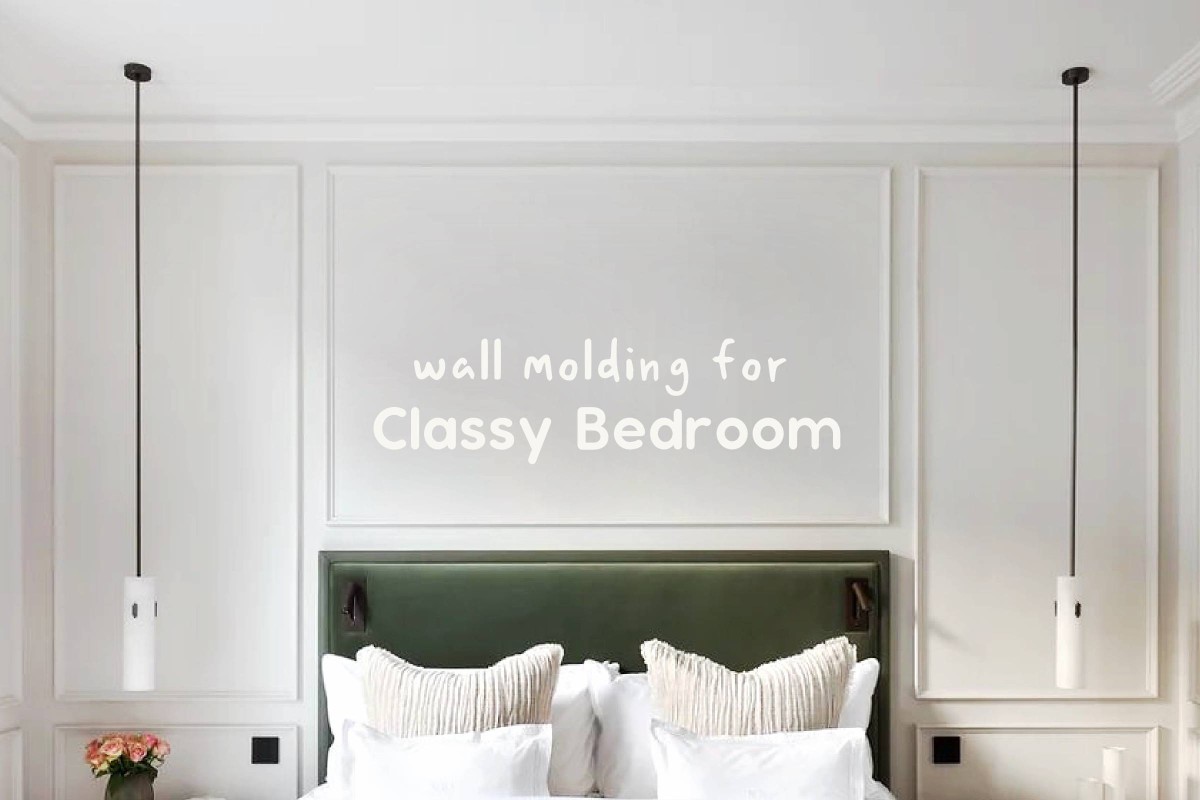 Wall Molding for a Classier Bedroom Look