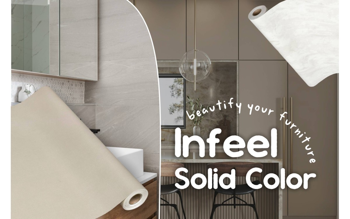 Using INFEEL Solid Color to beautify your furniture