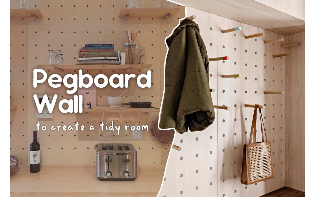 Using a Pegboard for Organising