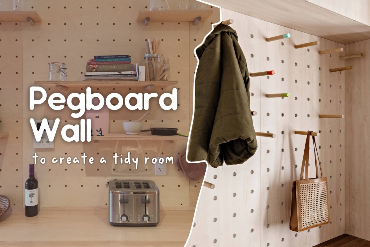 Using a Pegboard for Organising