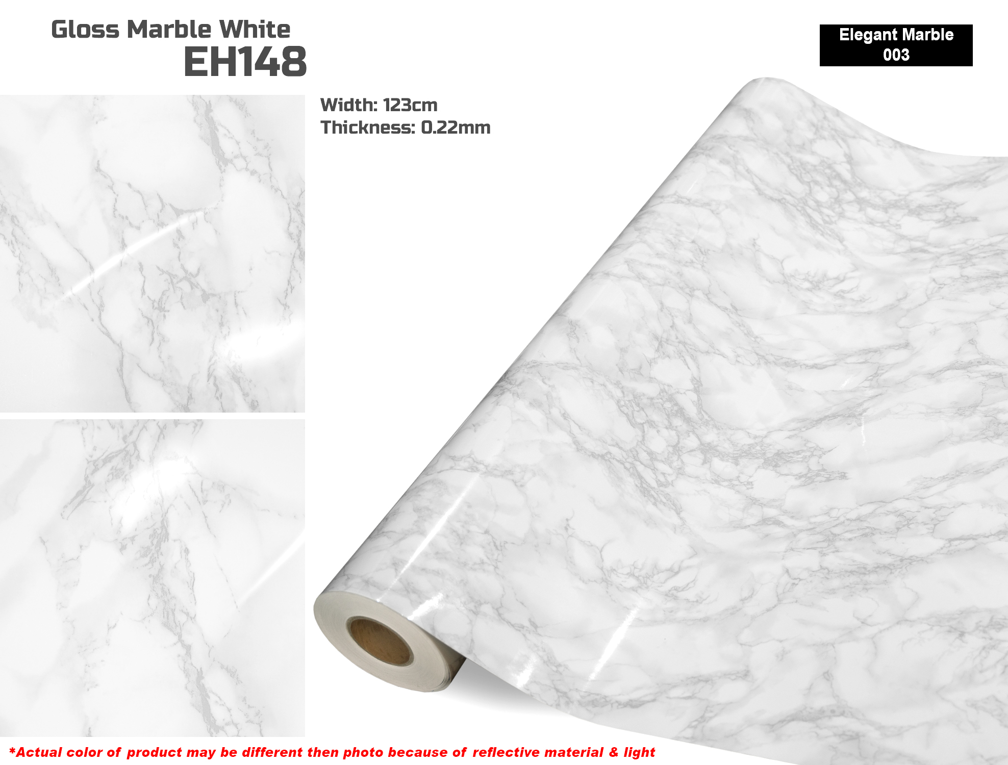 Marble Sticker Laminate