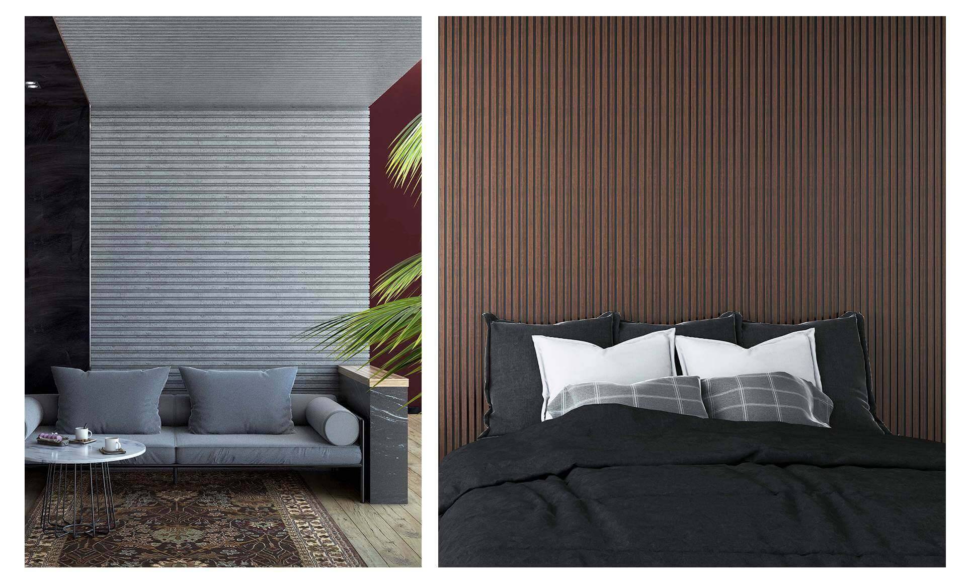 Fluted Panel Feature Wall Singapore, Fluted Panel Feature Wall
