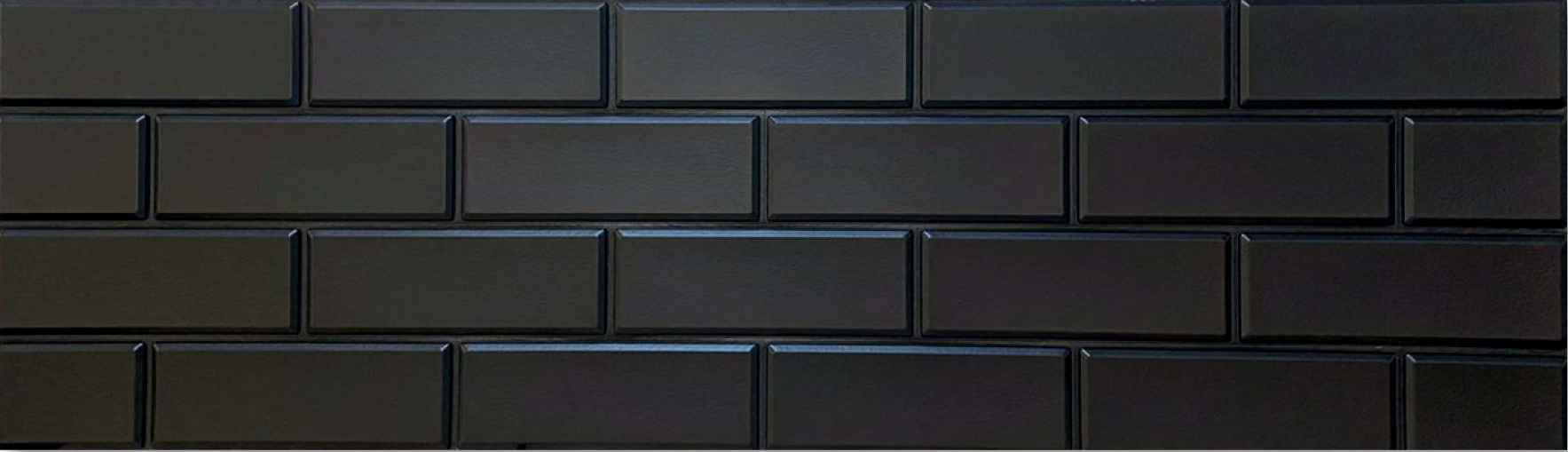 Bakuta Metro Black Brick Foam Cushion Sheets