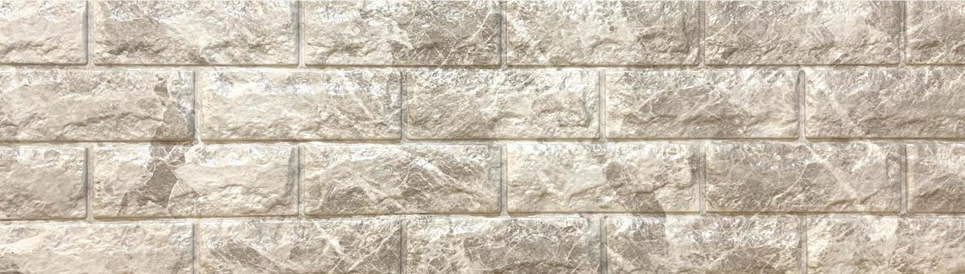 Bakuta Marble White Brick Foam Cushion Sheets
